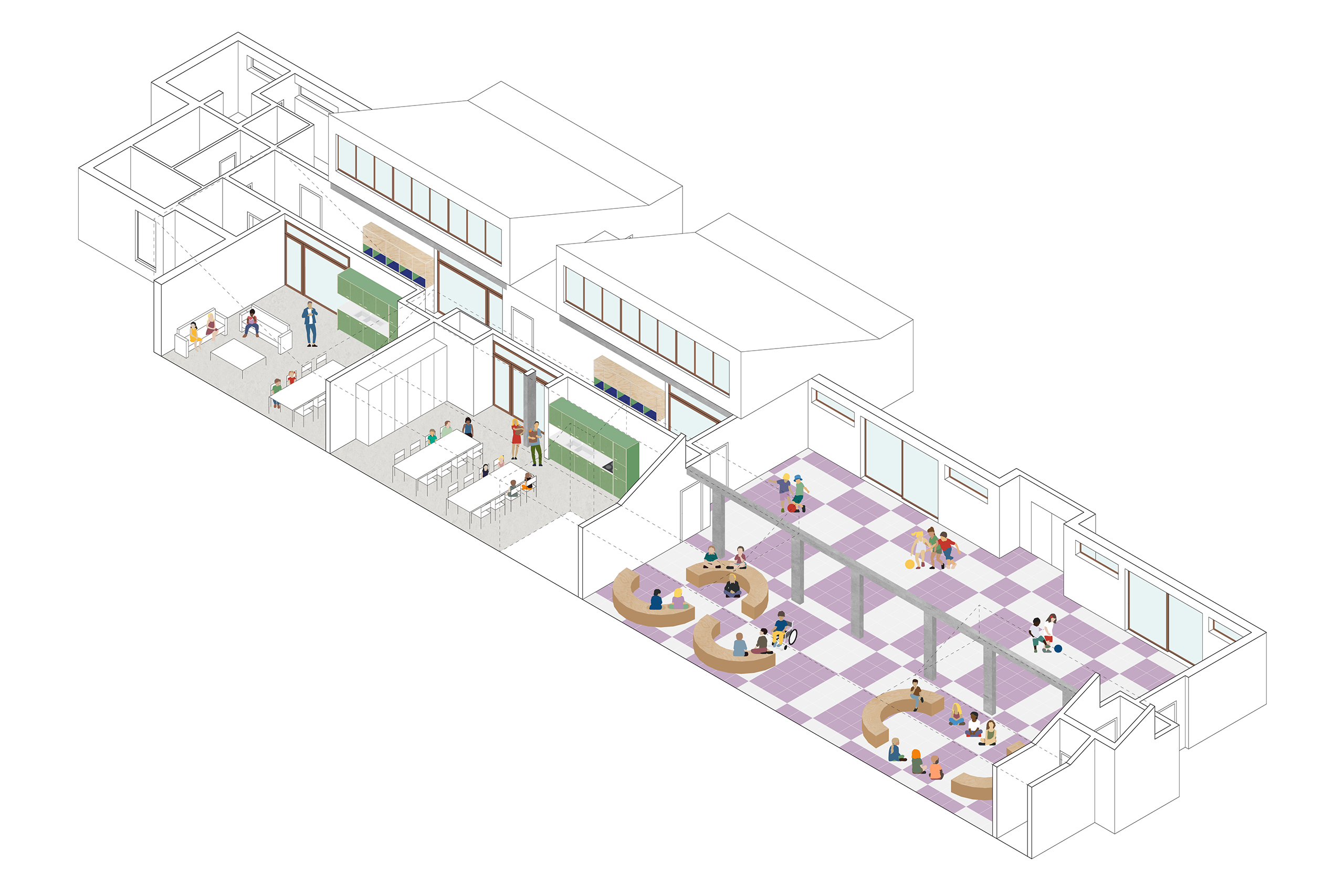 Project afbeelding voor ZOS.24 SCHOOL PAVILIONS RENOVATION, ‘S GRAVENWEZEL